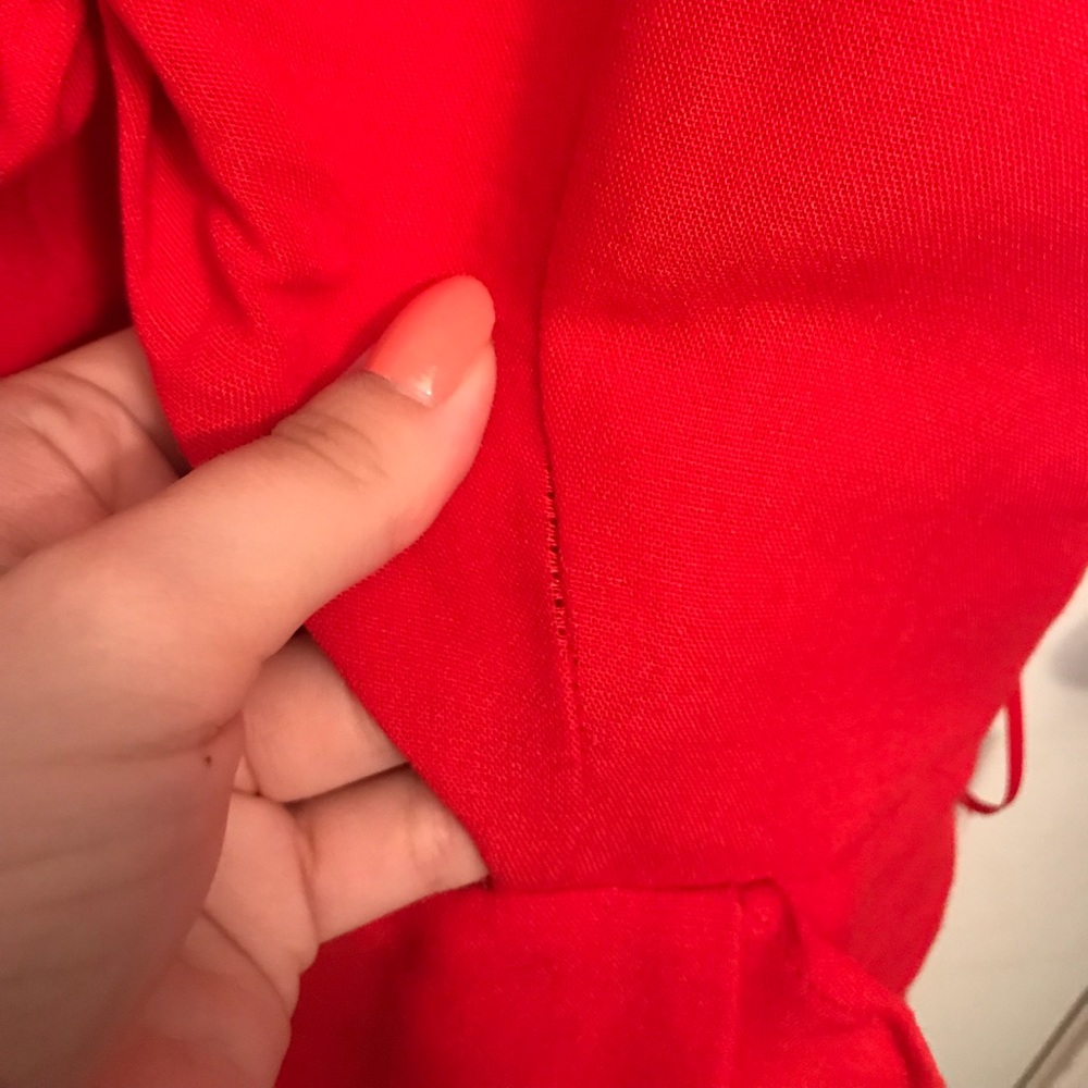 Red Etiquette Dress View 4